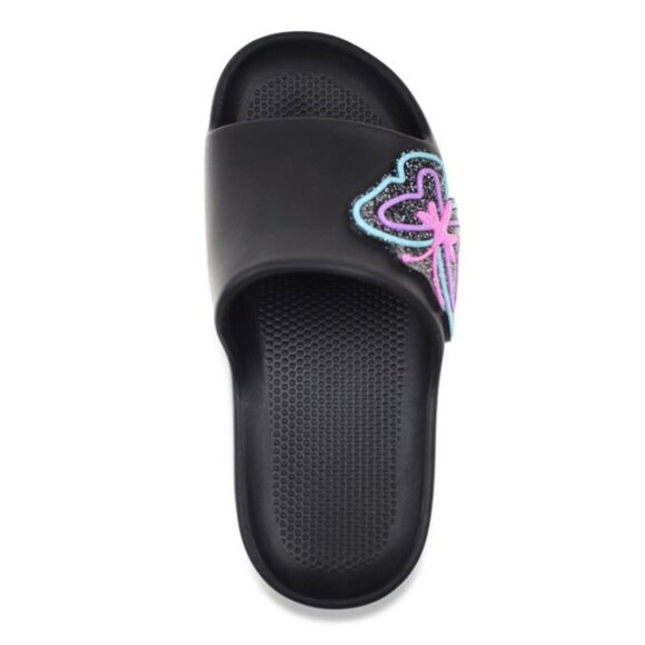 Wonder Nation Little Girl And Big Girl Icon Eva Squishy Slide Sandals - Picture 4 of 5